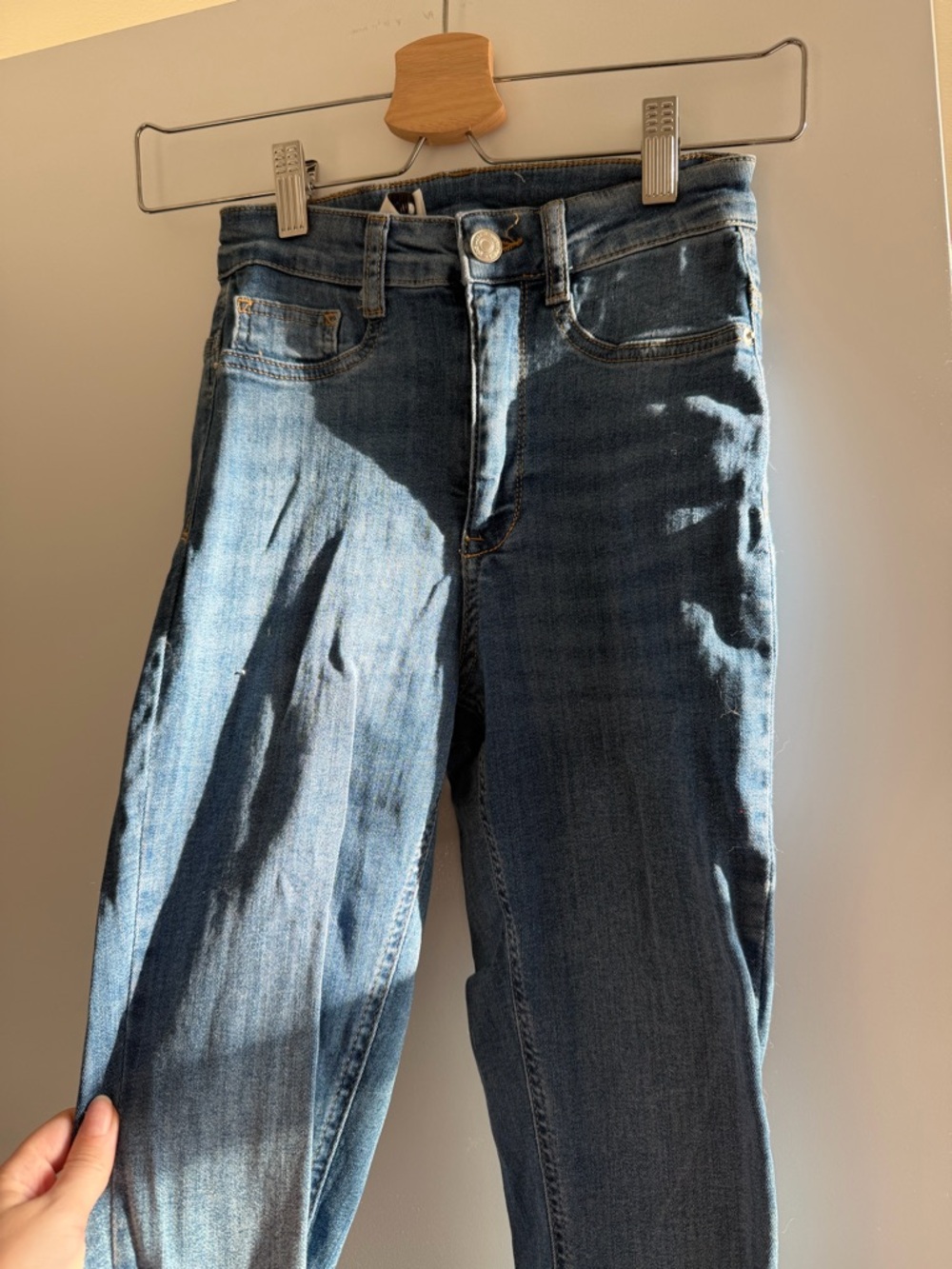 Classic Women's Dark Blue Stretch Jeans - Unbranded
